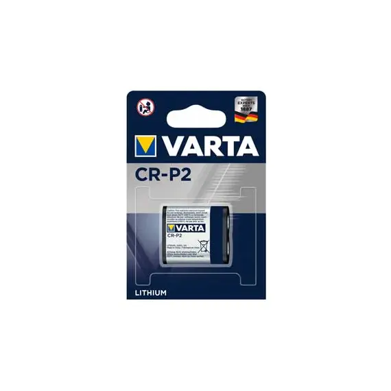Pilhas CR-P2 Lithium 6V 1600mAh VARTA - Energia duradoura para os seus dispositivos