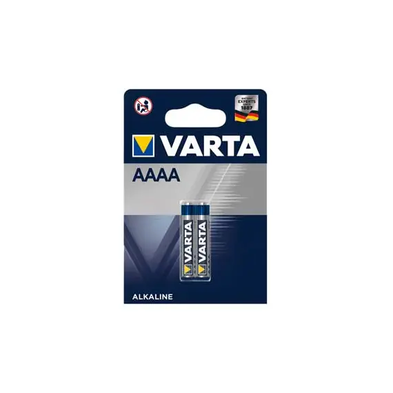Pilhas Alcalinas Varta LR61 AAAA 1.5V - Pack de 2 unidades | bluepixel.pt