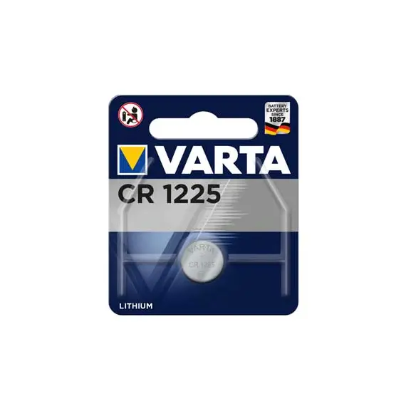 Pilhas Lithium CR1225 3V VARTA - Baterias de Alta Performance para Dispositivos Portáteis