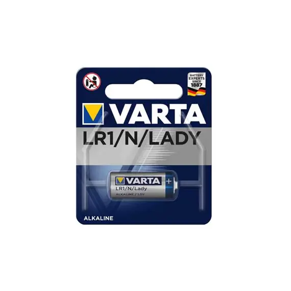Pilhas LR1 / N / Lady Alcalinas 1.5V 850mAh - VARTA | Loja online bluepixel.pt