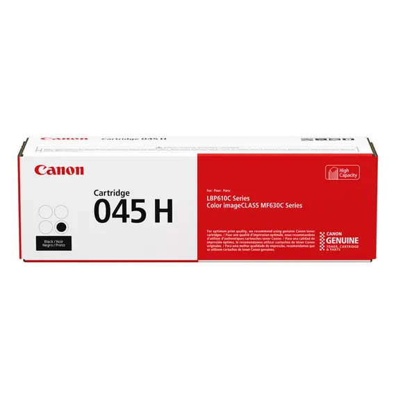 Toner CANON CRG 045 HBK Preto Alta Capacidade para Impressoras e Multifuncionais - BluePixel.pt