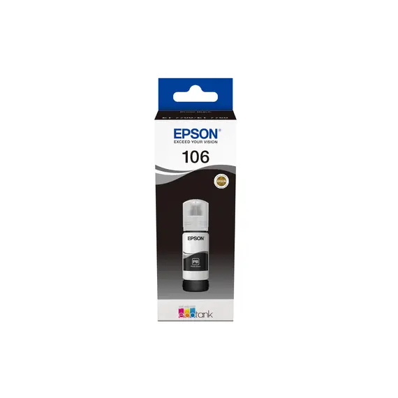 Recarga de Tinta EPSON Série 106 Preto Foto 70ml para EcoTank 7700/7750 | Loja BluePixel