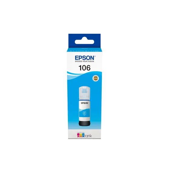Recarga de Tinta EPSON Série 106 Ciano 70ml para EcoTank 7700/7750em | Loja BluePixel