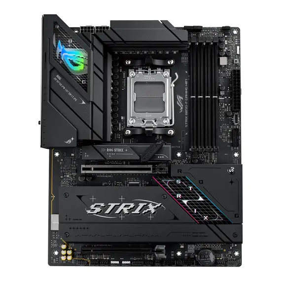 ASUS ROG STRIX B850-F GAMING WIFI AM5 DDR5 ATX - Placa-mãe de alta performance com Wi-Fi para gaming e produtividade