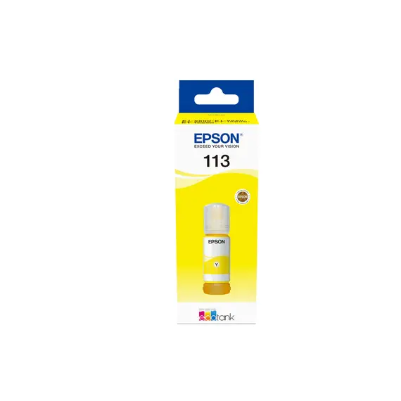 Tampa de Tinta Amarela Epson EcoTank 6LB 113 | Tinta Compatível de Alta Qualidade