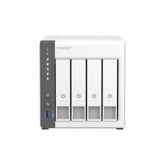 NAS QNAP 4-Bay ARM Quad 2.0GHz/4GB - Armazenamento e Performance para Pequenas Empresas