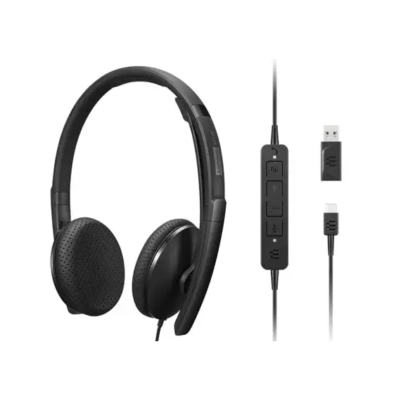 Lenovo Wired VoIP Headset para Chamadas Profissionais | Loja BluePixel
