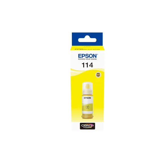 Tampa de Tinta Amarela EPSON 1LB 114 EcoTank | Compatível com Impressoras EcoTank | bluepixel.pt