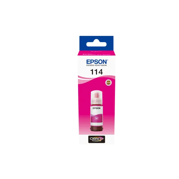 Tinta Magenta EPSON 1LB 114 EcoTank - Tinta Compatível para Impressoras EcoTank | BluePixel.pt