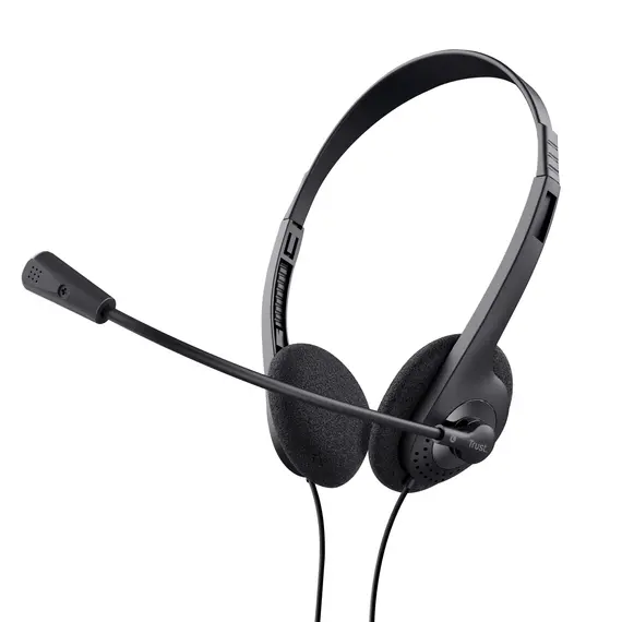 Trust Primo Chat Headset para PC e Laptop | Áudio de Qualidade e Conforto