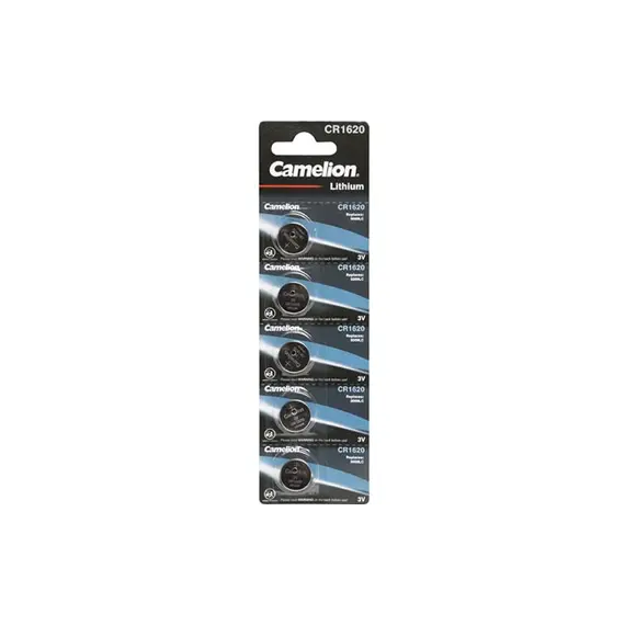 Pilhas CR1620 Lithium 3V 60mAh VELLEMAN - Pack de 5 unidades | bluepixel.pt