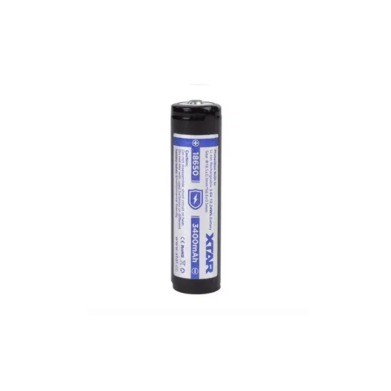 Pilhas Recarregáveis 18650 XTAR 3.6V 3400mAh - Energia Duradoura para Dispositivos