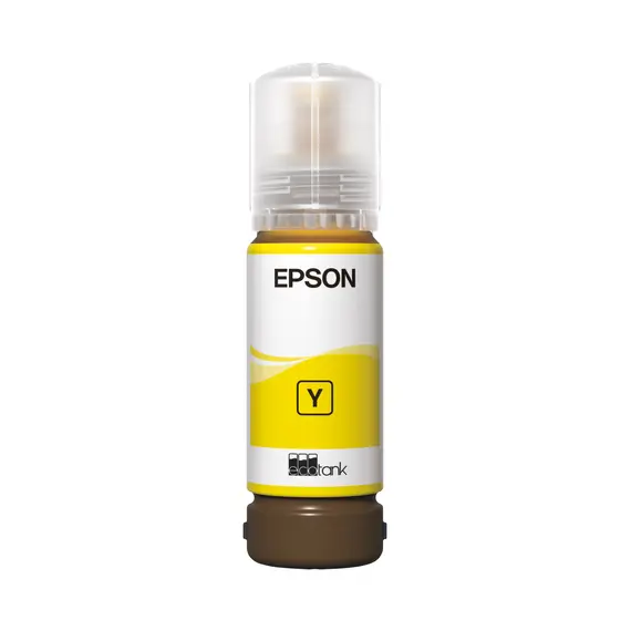 Garrafa de Tinta Amarela EPSON 1LB 107 EcoTank | Compatível com Impressoras EcoTank - BluePixel.pt