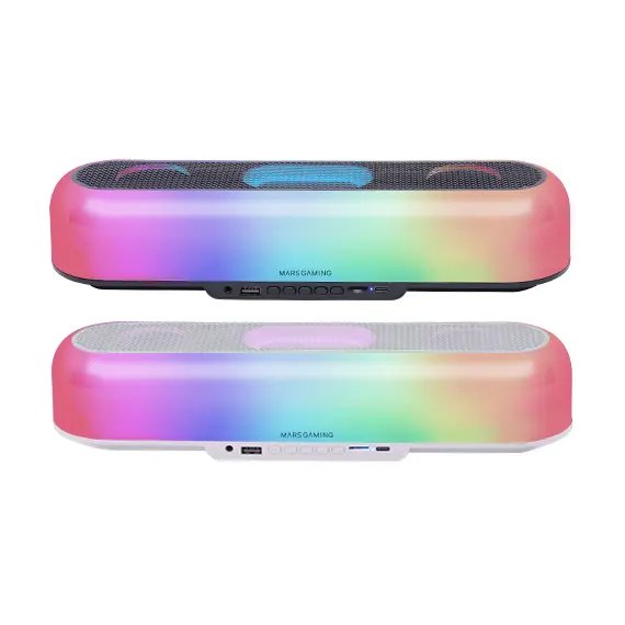Altavoz Bluetooth MARS GAMING MSB-ORB 360 RGB Wireless 20W - Som Imersivo e Iluminação RGB