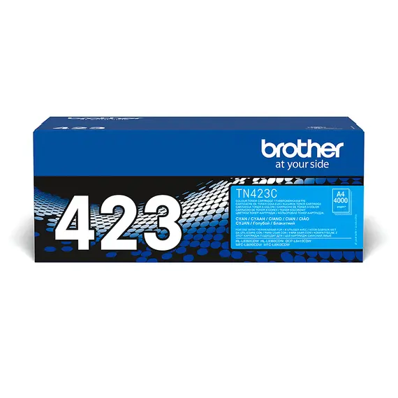 Toner Cyan High Capacity TN423C para Brother HL-L8260CDW e L8360CDW | BluePixel.pt