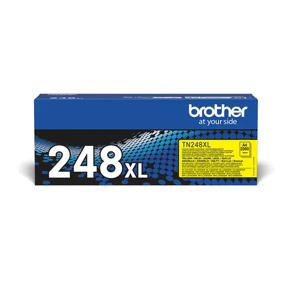 Cartucho de Toner Amarelo BROTHER TN248XLY - Rendimento de 2300 páginas | BluePixel.pt