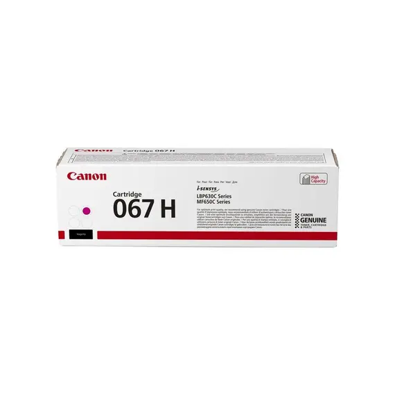 Toner Canon 067 High Yield Magenta - Cartucho de Alta Capacidade para Impressoras Canon | BluePixel.pt
