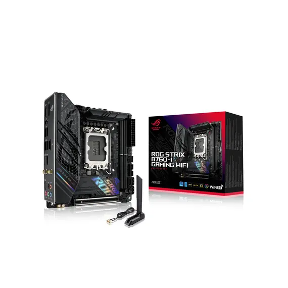 ASUS ROG STRIX B760-I GAMING WIFI LGA1700 Mini-ITX - Placa-mãe de alta performance para gaming e produtividade