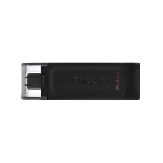 Kingston DataTraveler 70 64GB USB-C 3.2 Gen1 - Pendrive portátil e rápido na bluepixel.pt