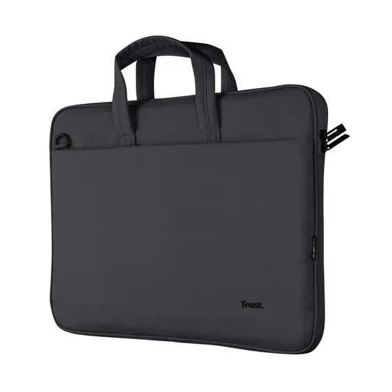 Trust Bologna Laptop Bag 16inch ECO Black - Mala ecológica e resistente para portátil de 16 polegadas