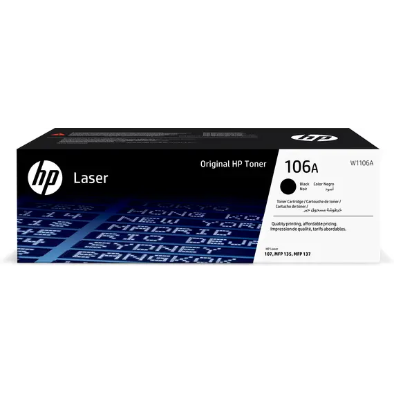 Cartucho de Toner HP 106A Preto para Impressoras LaserJet | Loja BluePixel