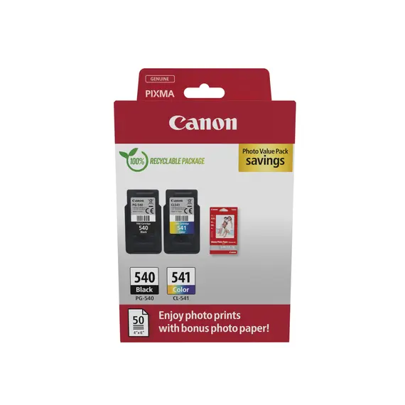Cartucho de Tinta Canon PG-540/CL-541 - Impressões de Alta Qualidade na BluePixel.pt