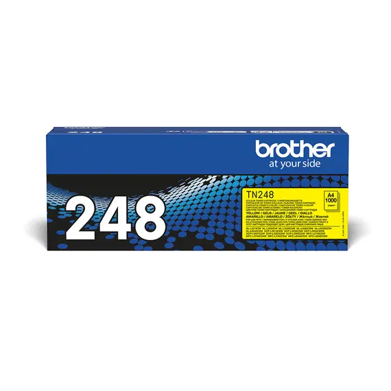 Cartucho de Toner Amarelo BROTHER TN248Y - Rendimento de 1.000 páginas | Loja BluePixel