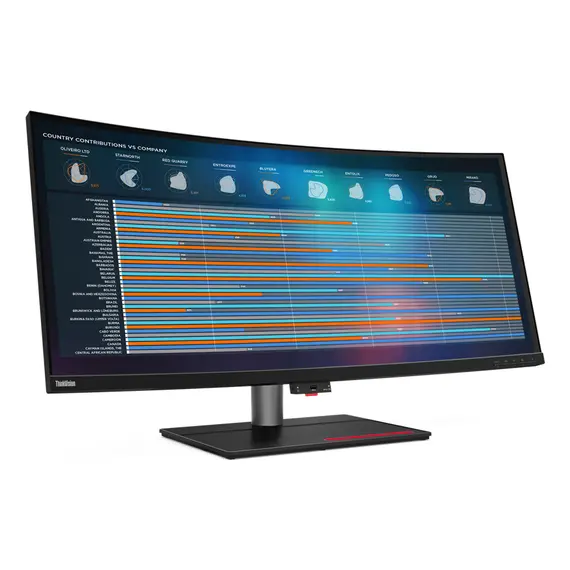 Monitor Lenovo ThinkVision P40w-20 Ultra-Wide Curvo 39,7'' 5120x2160 com Thunderbolt 4 e Dock 96W | bluepixel.pt