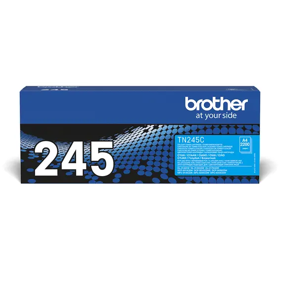 Toner Cyan Brother TN245C compatível com HL3140CW, 3150, 3170, DCP9020, MFC9140CDN - 2.200 páginas
