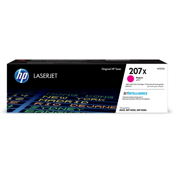 Cartucho HP 207X Magenta LaserJet - Toner de Alta Capacidade para Impressoras HP | bluepixel.pt