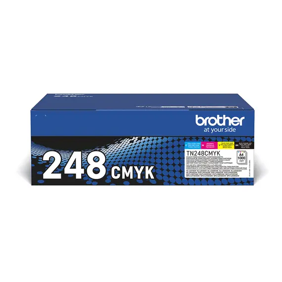 Pack de Toners Brother TN248CMYK Value Pack | Impressão de Alta Qualidade na BluePixel.pt