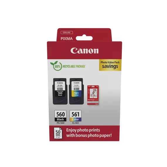 Cartucho CANON CRG PG-560/CL-561 para Impressoras Canon | Alta Qualidade e Rendimento | bluepixel.pt