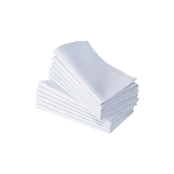 Guardanapos em Tecido Branco 50x50cm - Produto de Alta Qualidade na BluePixel.pt