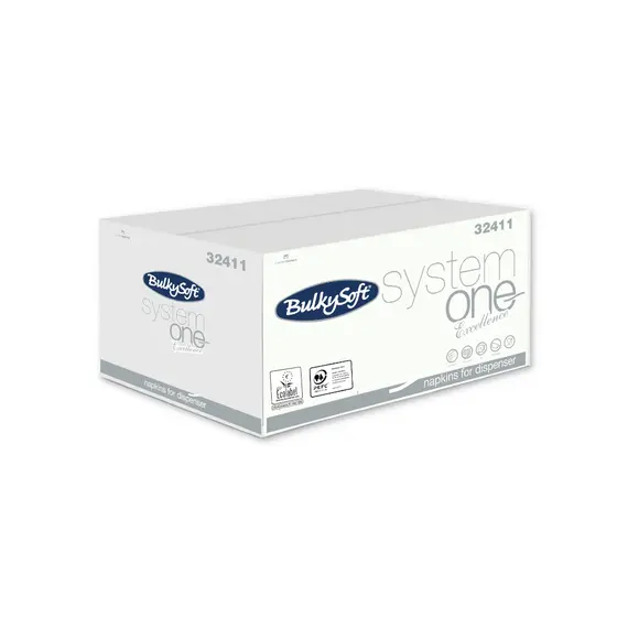 Recargas Guardanapos Zig-Zag BULKYSOFT 32x21,3 cm - 40 maços de 8960 unidades | Loja online bluepixel.pt