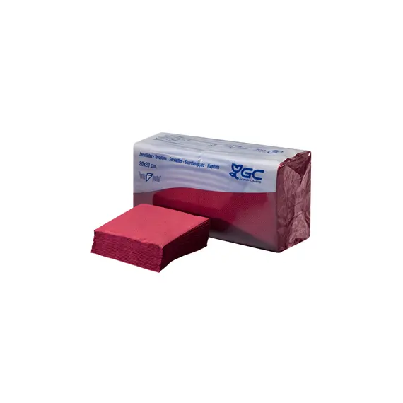 Guardanapos GC Bordeaux P&P 20x20 100 unidades | Loja online bluepixel.pt