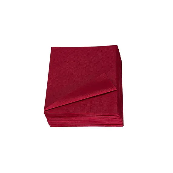 Guardanapos Bordeaux 40x40cm - Pack de 100 unidades | GC | Loja BluePixel