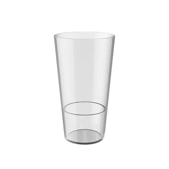 Copo Empilhável Happy Glass Mr. Vincent 330ml em Tritan | Resistente e Leve