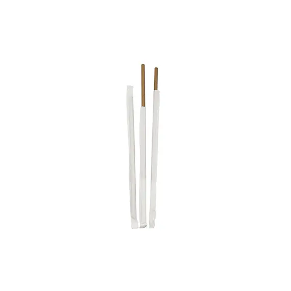 Palhinhas de Papel Kraft 20cm x 6mm - Embalagem Individual | Loja BluePixel