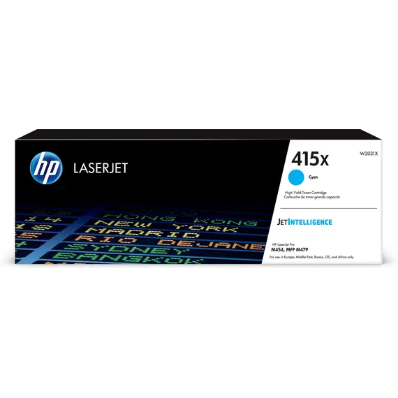Cartucho de Toner Cyan HP 415X LaserJet | Alta Qualidade e Compatibilidade | BluePixel.pt