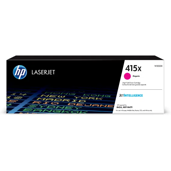Cartucho de Toner Magenta HP 415X LaserJet | Alta Qualidade e Durabilidade | BluePixel.pt