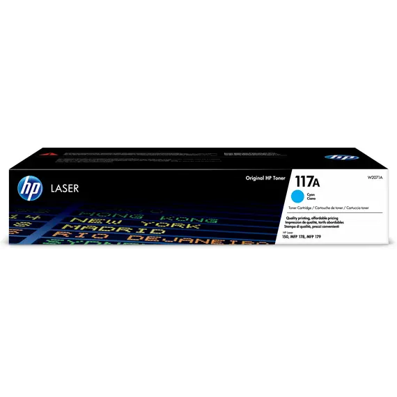 Cartucho de Toner Cyan HP 117A para Impressoras HP LaserJet | Alta Qualidade e Fiabilidade