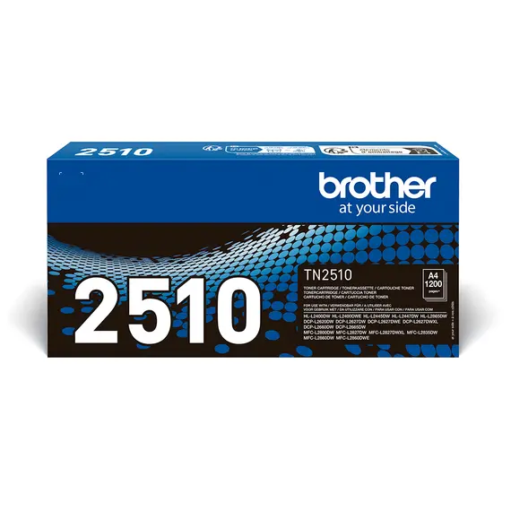 Cartucho de Toner Preto BROTHER TN2510 - Rendimento até 1.200 páginas | Loja BluePixel