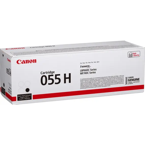 Cartucho CANON 055 H BK - Toner Preto de Alta Qualidade para Impressoras | bluepixel.pt