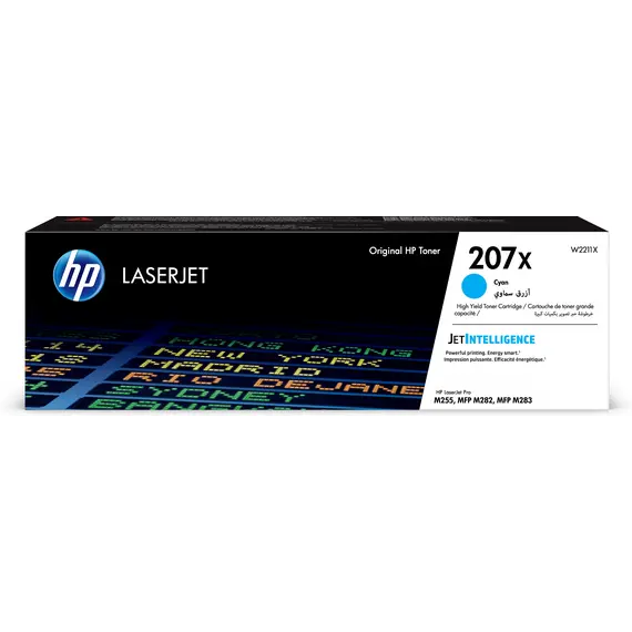 Cartucho HP 207X Cyan LaserJet Toner Cartridge | Alta Qualidade e Durabilidade na bluepixel.pt