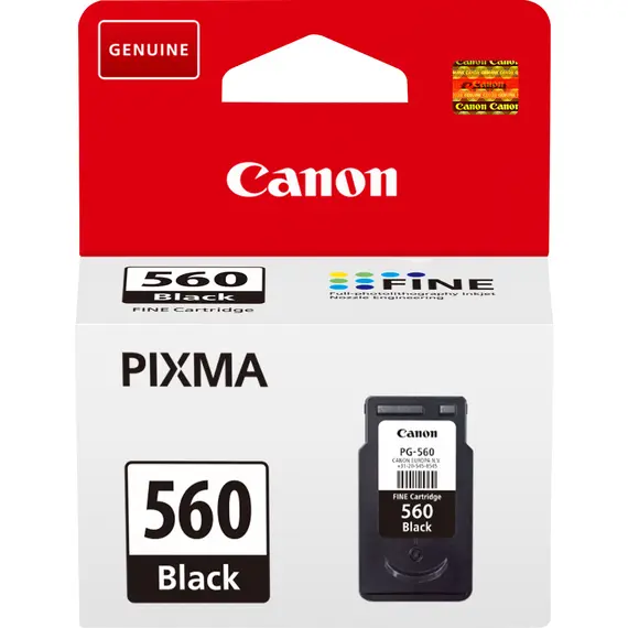 Cartucho de tinta preto CANON PG-560 (1LB) para impressoras Canon | BluePixel.pt