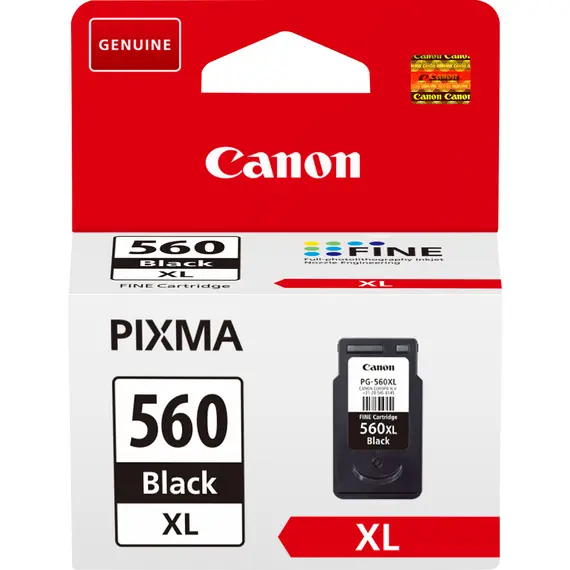 Cartucho Canon PG-560XL Preto XL - Compatível com Impressoras Canon | bluepixel.pt