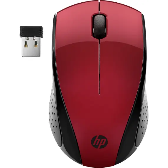 HP Wireless Mouse 220 Vermelho - Mouse sem fios Bluetooth de alta performance na loja BluePixel.pt