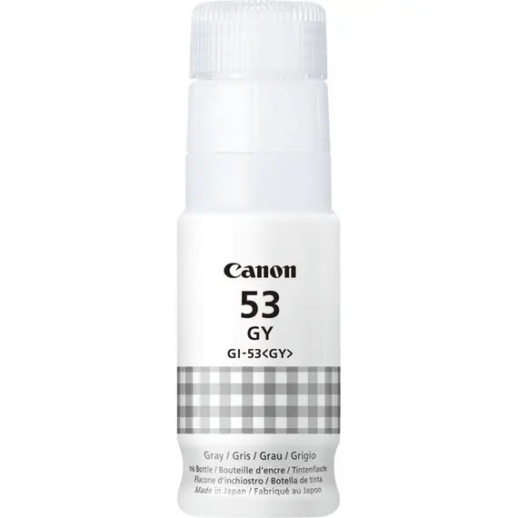 Tinta CANON GI-53 GY EUR Cinzenta para Impressoras - Alta Qualidade | bluepixel.pt