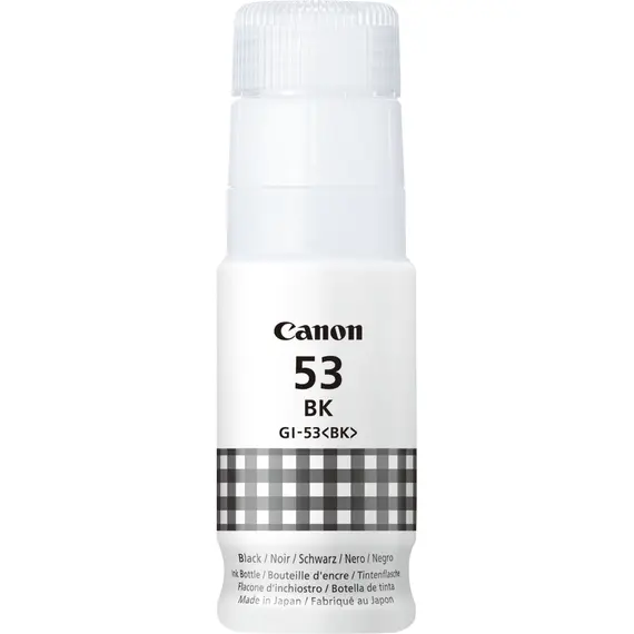 Tinta CANON GI-53 BK EUR Garrafa de Tinta Preta para Impressoras Canon | BluePixel.pt