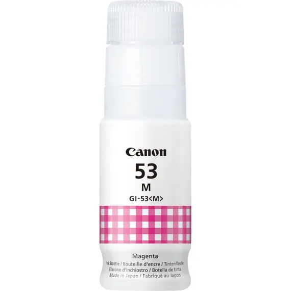 Tinta Magenta CANON GI-53m - Frasco de 70ml para Impressoras Canon | BluePixel.pt